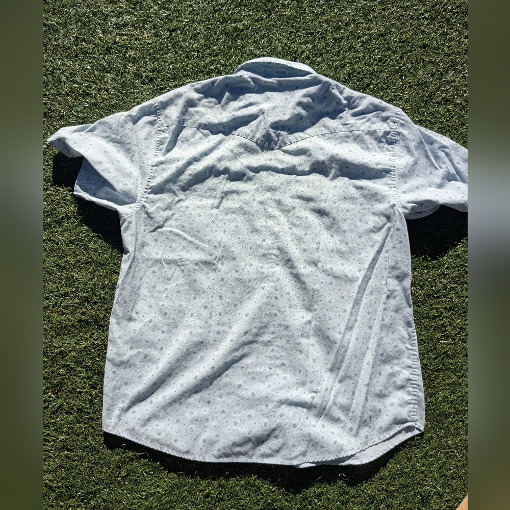 Howler Brothers Light Blue Patterned Shirt - Picture 6 of 7